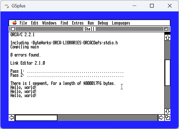 Compiler and program output