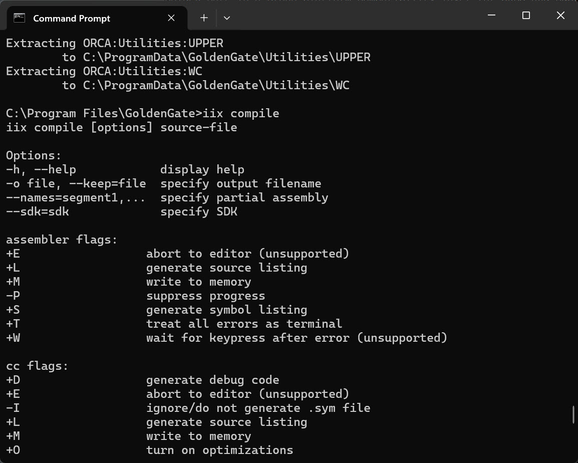 iix compile