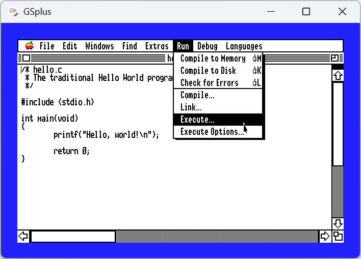 Prism run execute