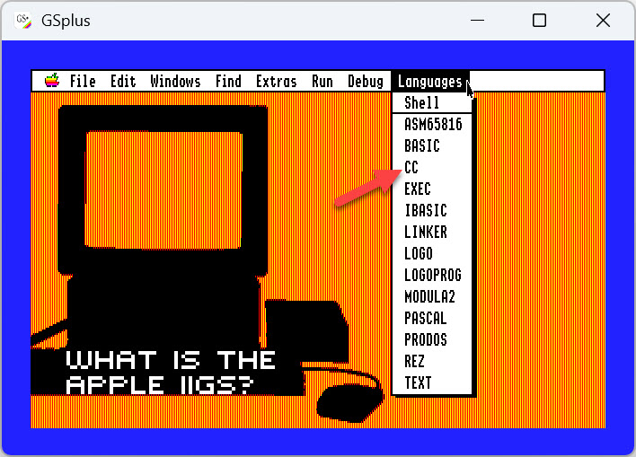 Select C programming language