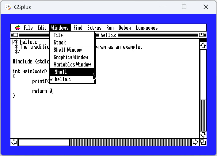 Prism windows shell