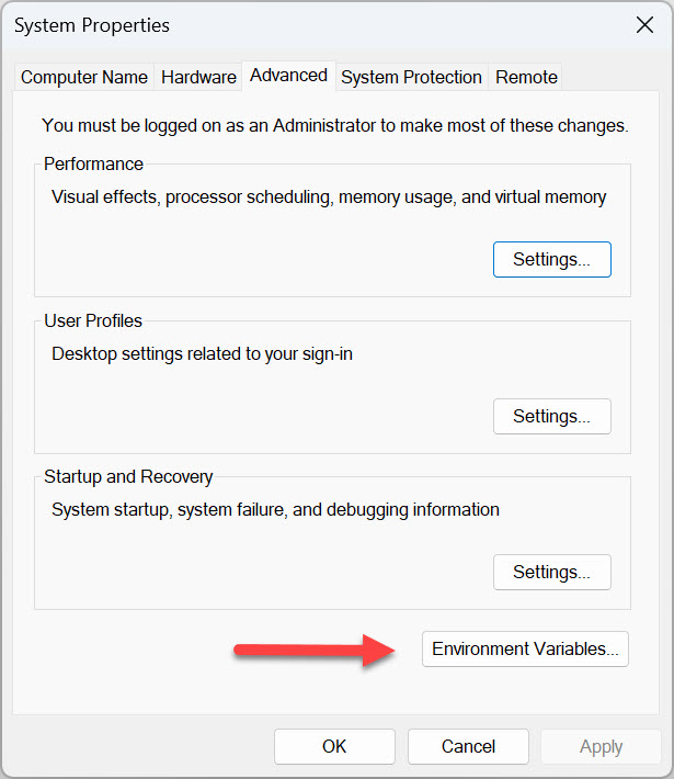 System Properties